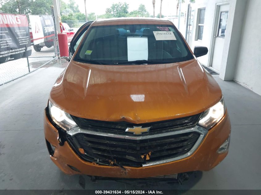 2018 Chevrolet Equinox Ls VIN: 2GNAXHEV2J6127772 Lot: 39431634