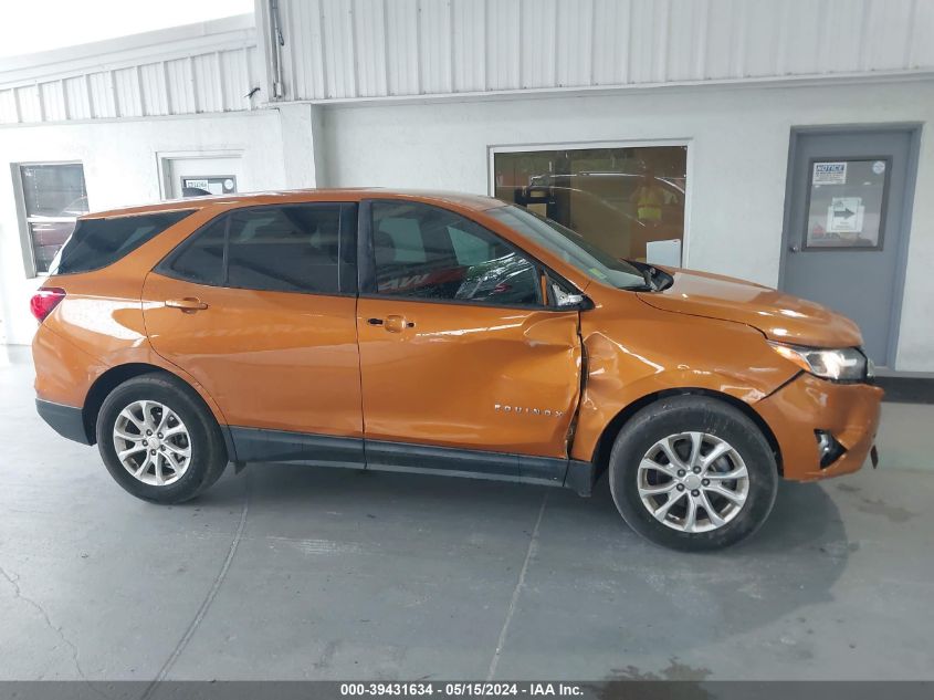 2018 Chevrolet Equinox Ls VIN: 2GNAXHEV2J6127772 Lot: 39431634