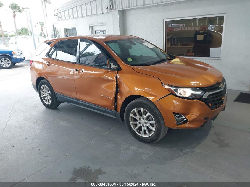 2018 Chevrolet Equinox Ls VIN: 2GNAXHEV2J6127772 Lot: 39431634