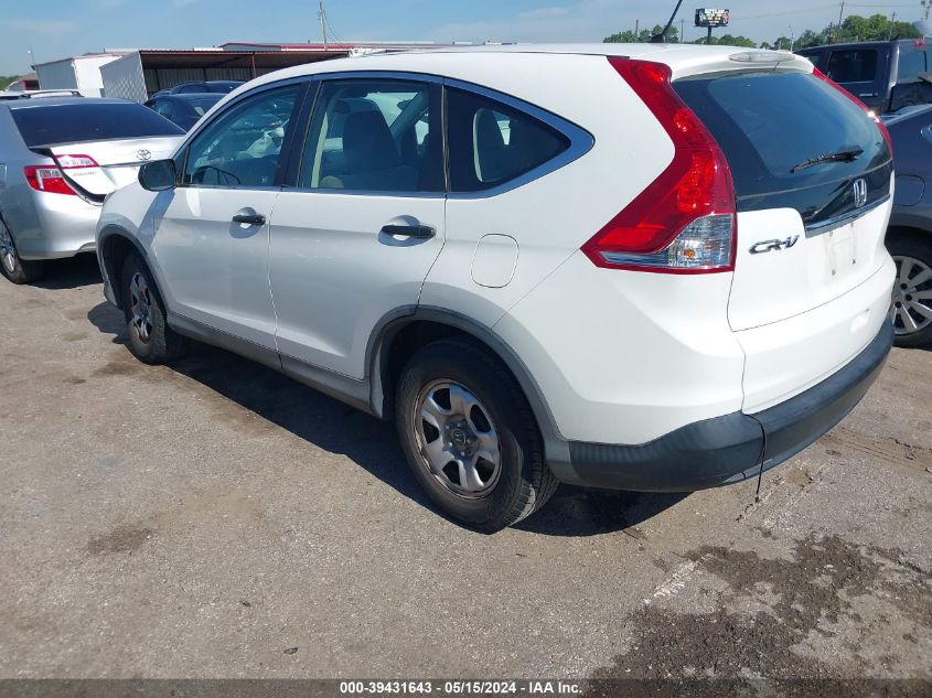 2012 Honda Cr-V Lx VIN: 5J6RM3H33CL019506 Lot: 39431643