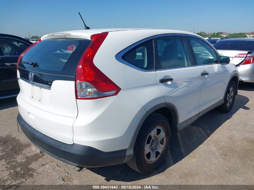 2012 Honda Cr-V Lx VIN: 5J6RM3H33CL019506 Lot: 39431643