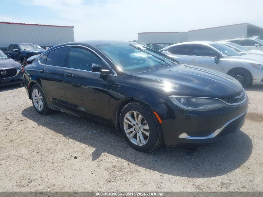 2015 Chrysler 200 Limited VIN: 1C3CCCAB4FN660287 Lot: 39431656