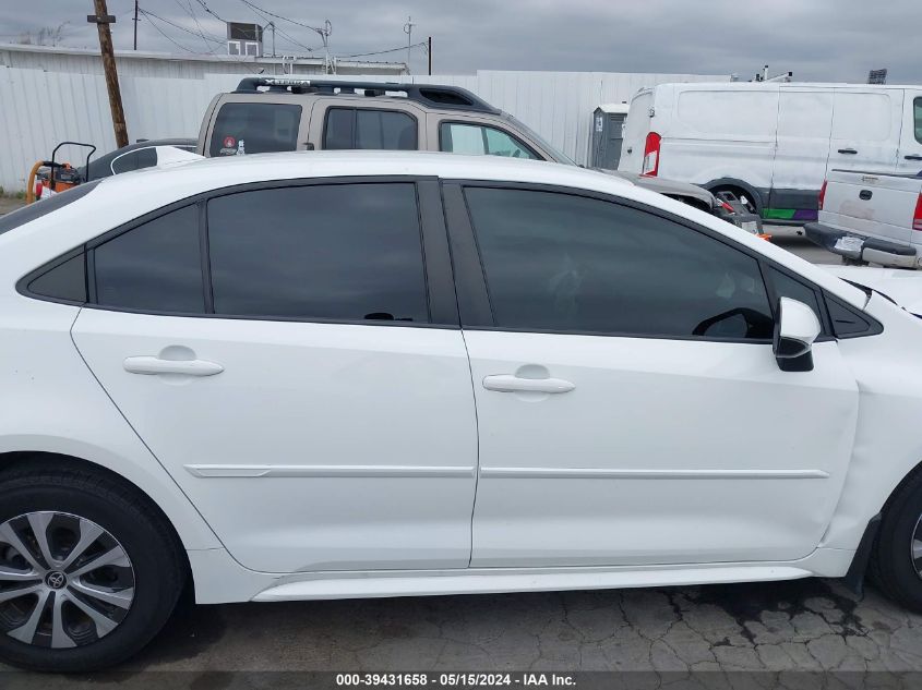 2022 TOYOTA COROLLA HYBRID LE - JTDEAMDE6N3008125