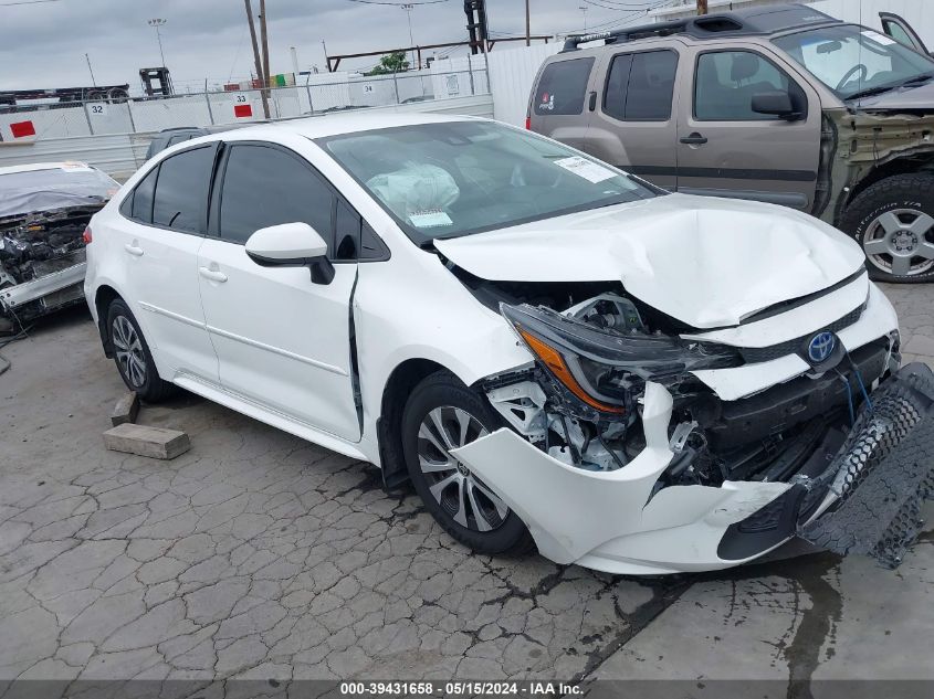 2022 Toyota Corolla Hybrid Le VIN: JTDEAMDE6N3008125 Lot: 39431658