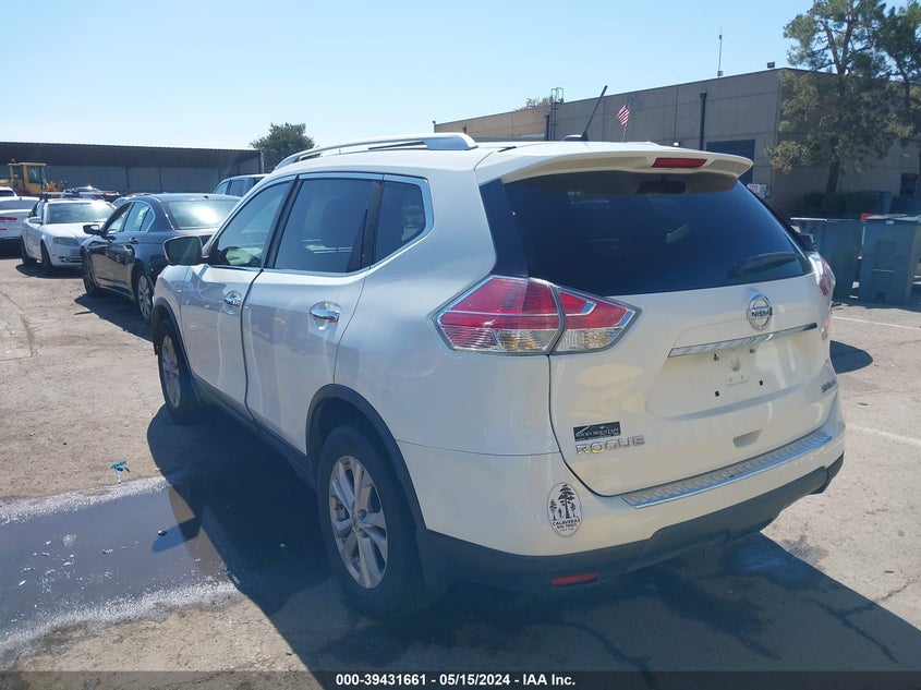 2016 NISSAN ROGUE SV - KNMAT2MV7GP620133