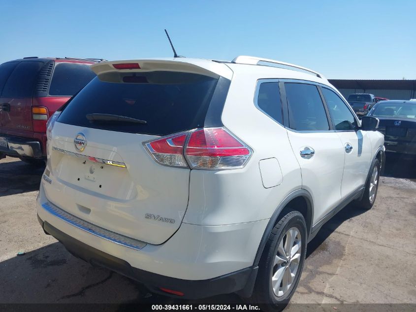 2016 Nissan Rogue Sv VIN: KNMAT2MV7GP620133 Lot: 39431661