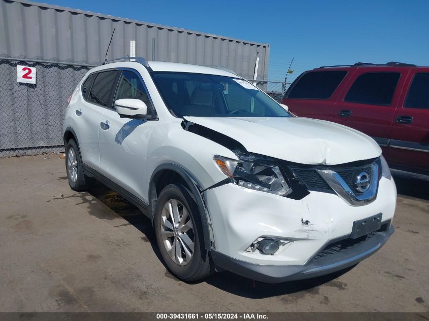 2016 NISSAN ROGUE SV - KNMAT2MV7GP620133