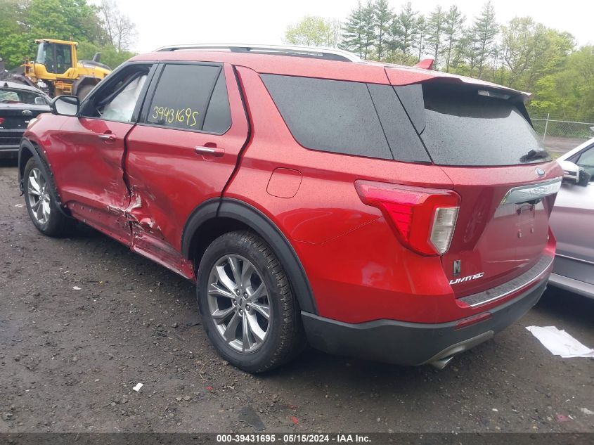 2020 Ford Explorer Limited VIN: 1FMSK8FH3LGC14843 Lot: 39431695