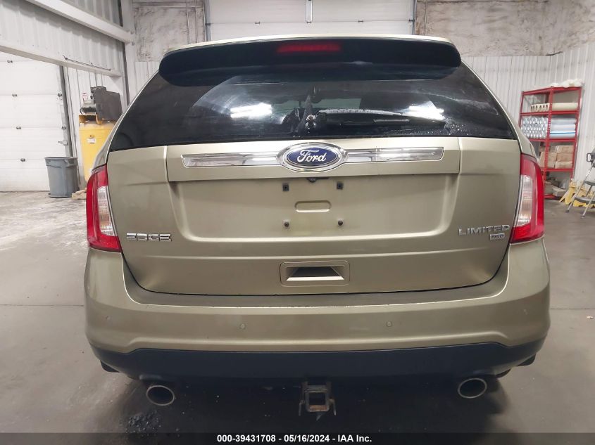 2013 Ford Edge Limited VIN: 2FMDK4KC1DBE11806 Lot: 39431708