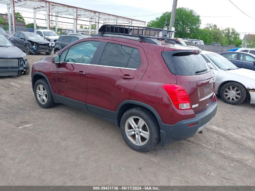 2016 Chevrolet Trax Lt VIN: 3GNCJPSB2GL220648 Lot: 39431736