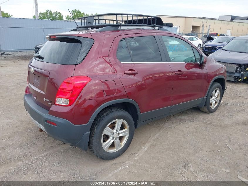 2016 Chevrolet Trax Lt VIN: 3GNCJPSB2GL220648 Lot: 39431736