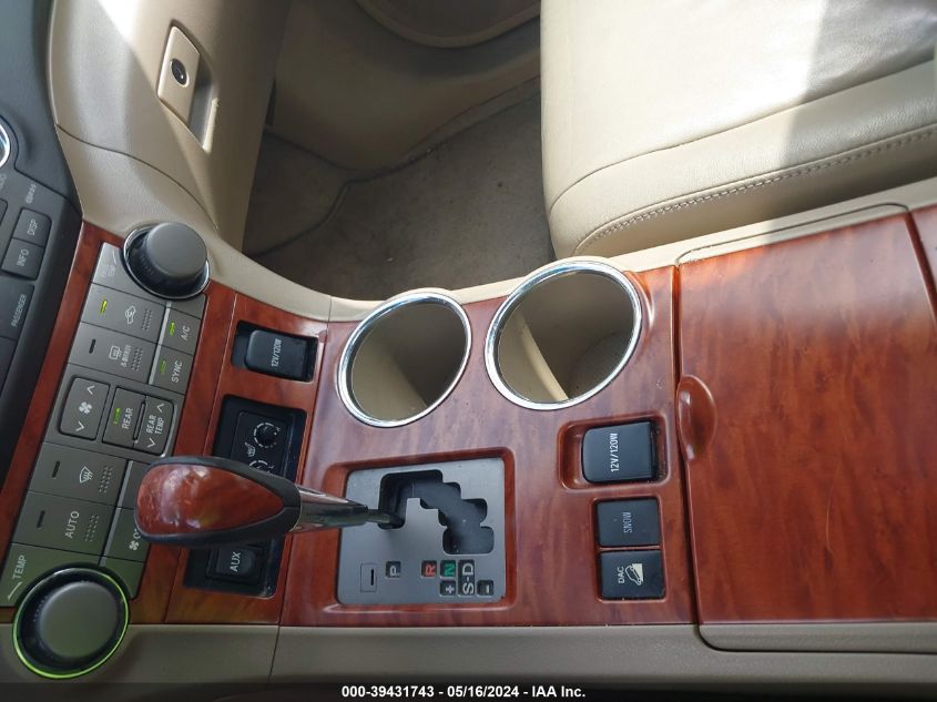 2008 Toyota Highlander Limited VIN: JTEES42AX82080433 Lot: 39431743