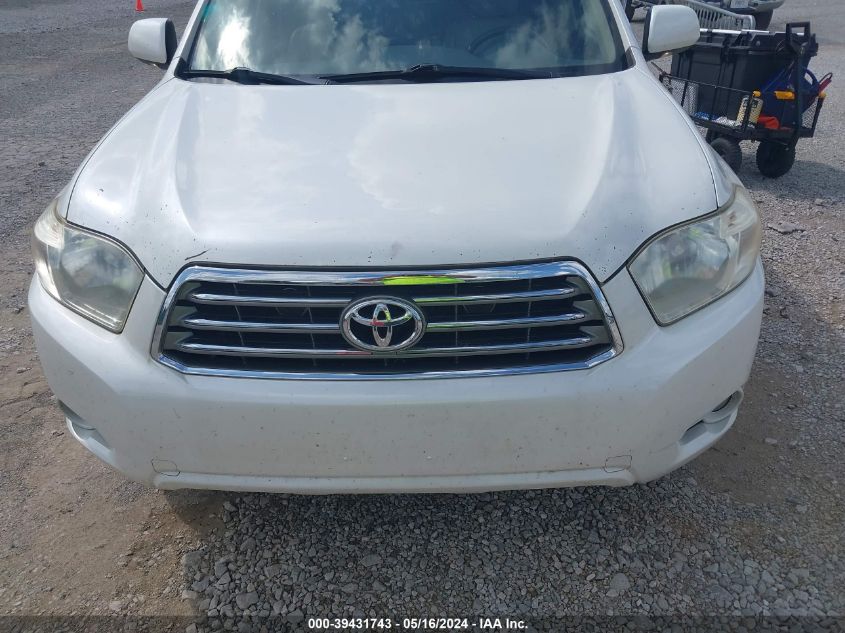 2008 Toyota Highlander Limited VIN: JTEES42AX82080433 Lot: 39431743