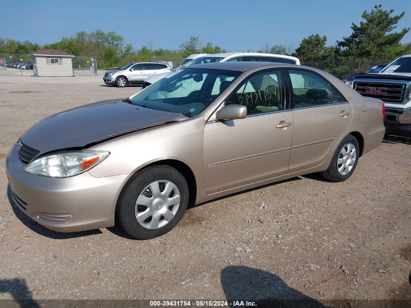 2002 Toyota Camry Le/Xle/Se VIN: 4T1BE32K82U065678 Lot: 39431754