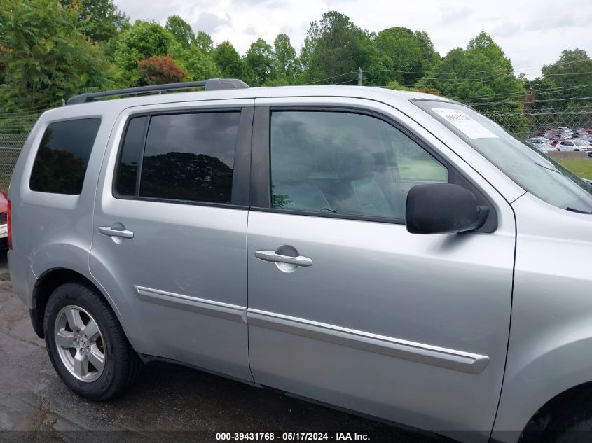 2011 Honda Pilot Ex-L VIN: 5FNYF3H64BB053509 Lot: 39431768