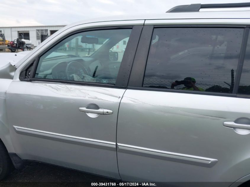 2011 Honda Pilot Ex-L VIN: 5FNYF3H64BB053509 Lot: 39431768