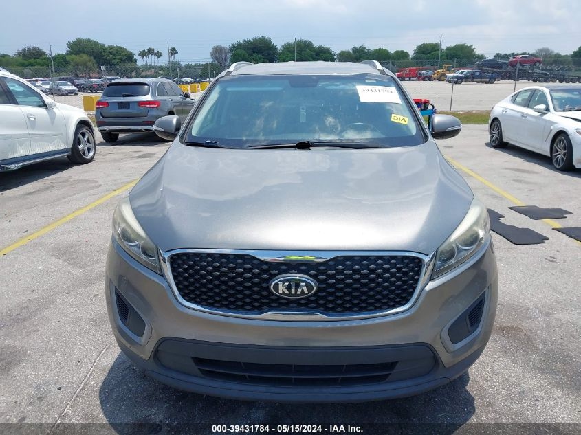 2016 Kia Sorento 2.4L Lx VIN: 5XYPG4A34GG134072 Lot: 39431784