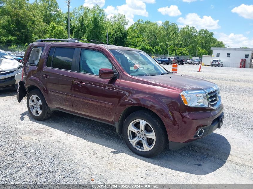 2012 Honda Pilot Ex-L VIN: 5FNYF4H56CB073825 Lot: 39431794