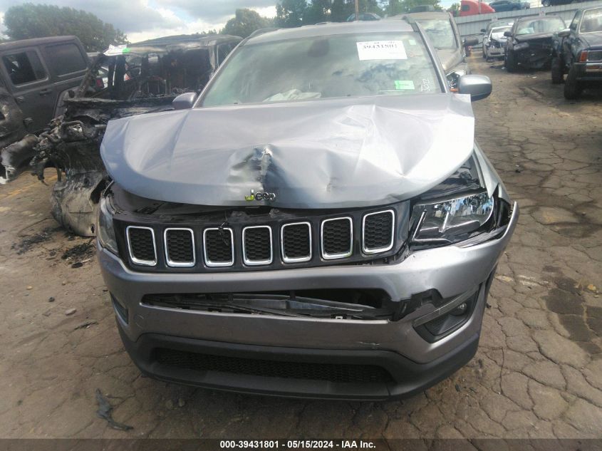 2018 Jeep Compass Latitude Fwd VIN: 3C4NJCBB9JT125487 Lot: 39431801