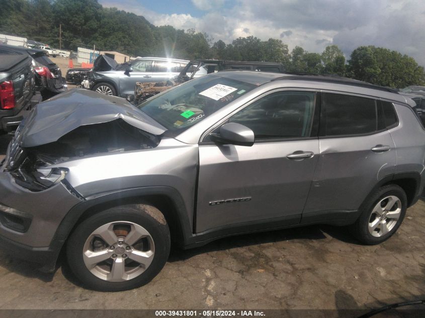 2018 Jeep Compass Latitude Fwd VIN: 3C4NJCBB9JT125487 Lot: 39431801