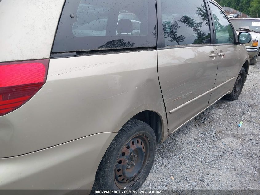 2005 Toyota Sienna Ce VIN: 5TDZA23C05S355003 Lot: 39431807