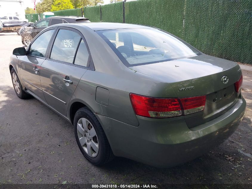 2007 Hyundai Sonata Gls VIN: 5NPET46C67H204918 Lot: 39431818