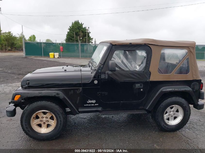 2005 Jeep Wrangler X VIN: 1J4FA39S55P355008 Lot: 39431822