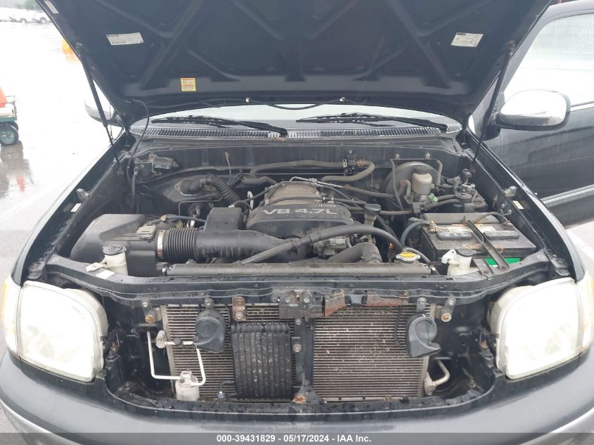 2001 Toyota Tundra Sr5 V8 VIN: 5TBRT34141S206108 Lot: 39431829