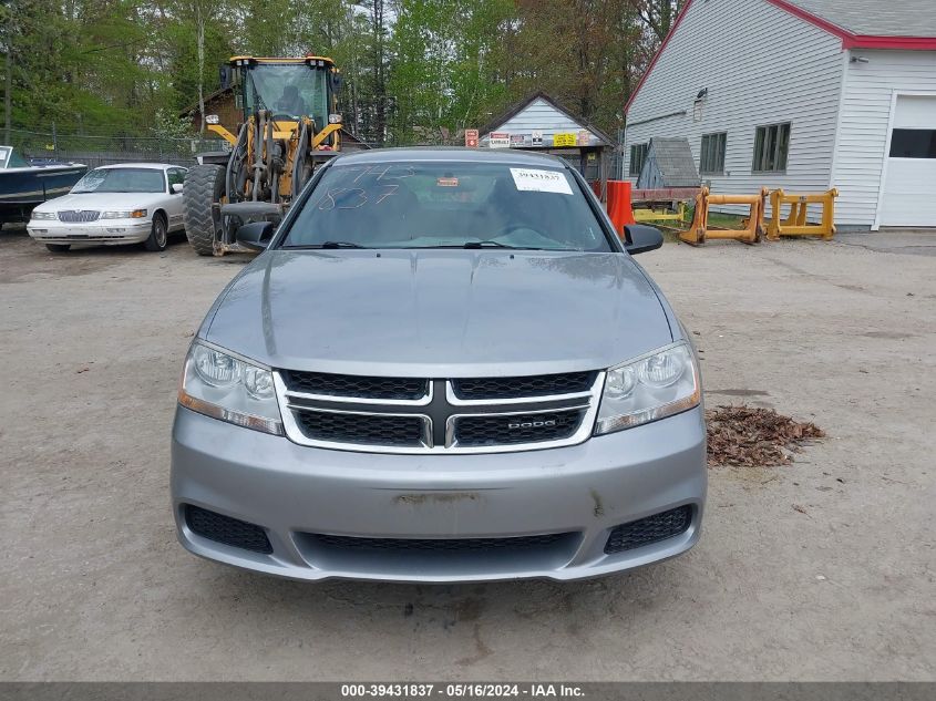 2014 Dodge Avenger Se VIN: 1C3CDZAB3EN166081 Lot: 39431837