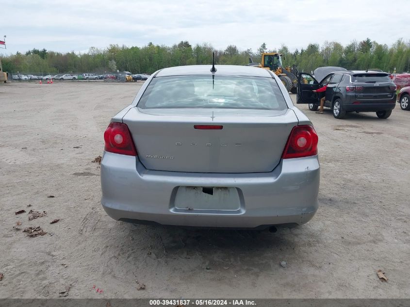 2014 Dodge Avenger Se VIN: 1C3CDZAB3EN166081 Lot: 39431837