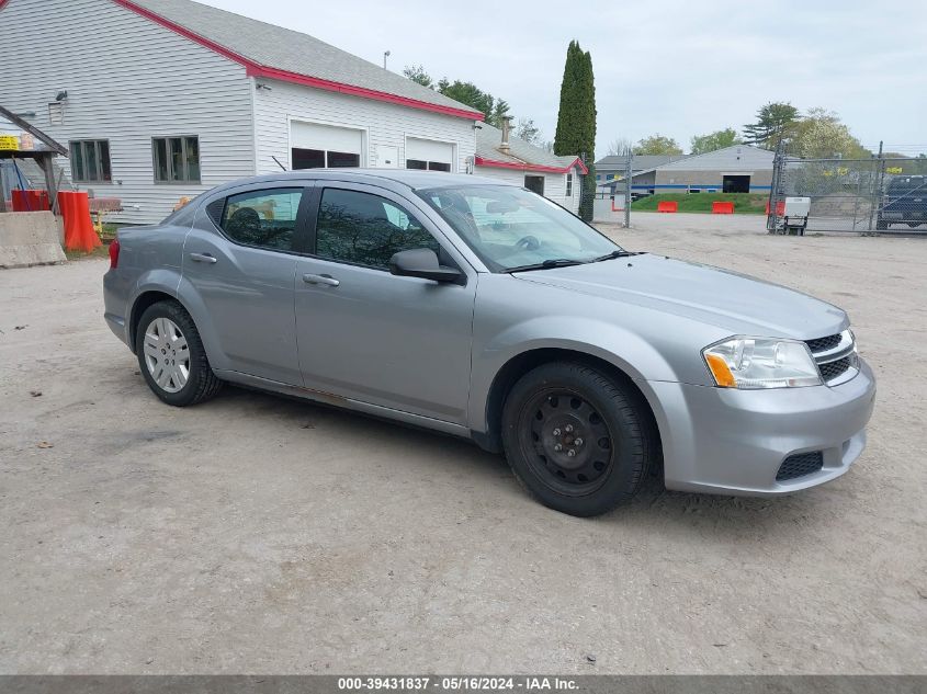 2014 Dodge Avenger Se VIN: 1C3CDZAB3EN166081 Lot: 39431837