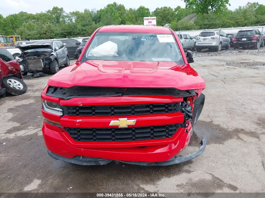 2018 Chevrolet Silverado 1500 Custom VIN: 1GCVKPEH1JZ116568 Lot: 39431855