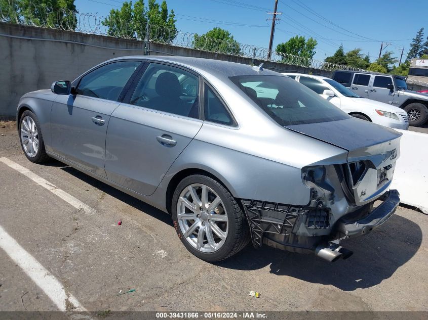 2011 Audi A4 2.0T Premium VIN: WAUFFAFL3BN028751 Lot: 39431866