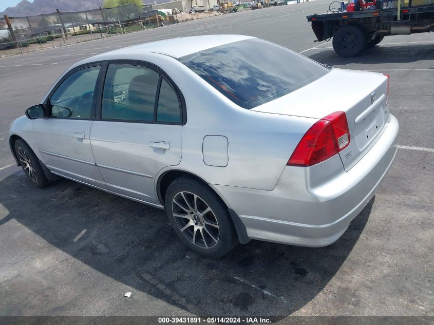 2005 Honda Civic Lx VIN: 1HGES16525L021657 Lot: 39431891