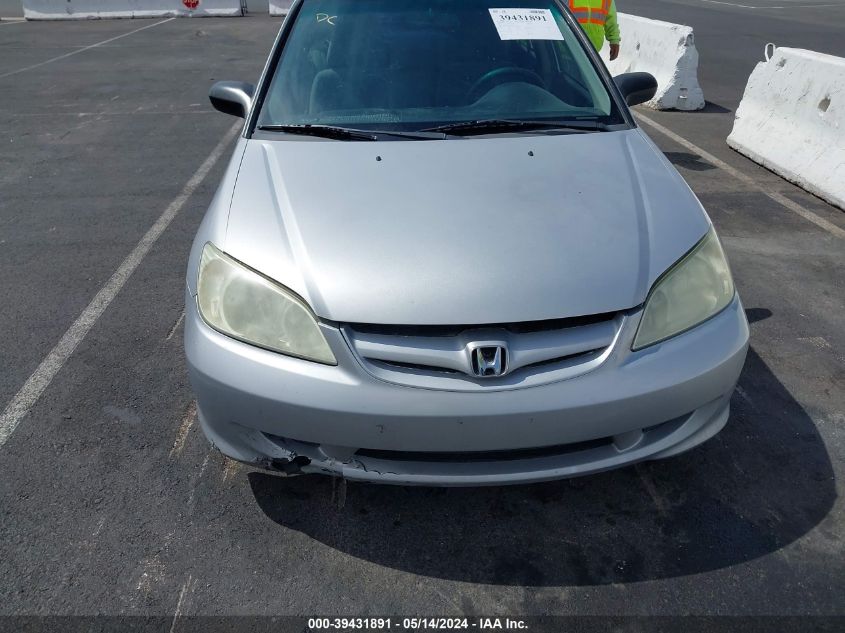 2005 Honda Civic Lx VIN: 1HGES16525L021657 Lot: 39431891