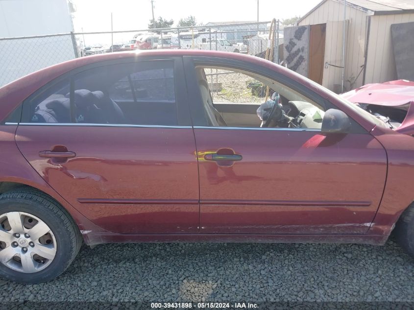 2008 Hyundai Sonata Gls VIN: 5NPET46C98H299783 Lot: 39431898