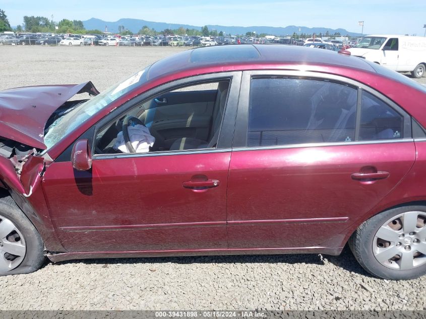 2008 Hyundai Sonata Gls VIN: 5NPET46C98H299783 Lot: 39431898