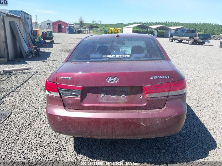 2008 Hyundai Sonata Gls VIN: 5NPET46C98H299783 Lot: 39431898