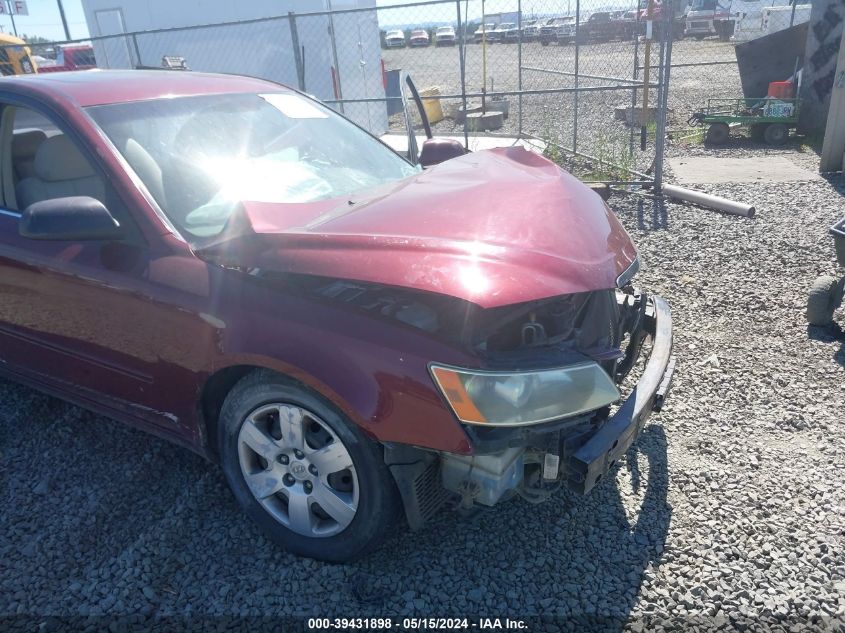 2008 Hyundai Sonata Gls VIN: 5NPET46C98H299783 Lot: 39431898