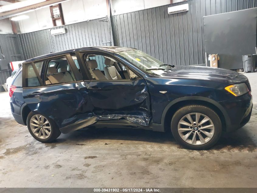 2014 BMW X3 xDrive28I VIN: 5UXWX9C59E0D10271 Lot: 39431902