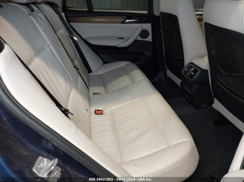 2014 BMW X3 xDrive28I VIN: 5UXWX9C59E0D10271 Lot: 39431902