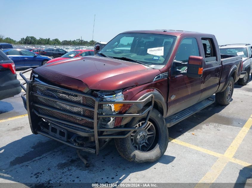 2016 Ford F-250 Lariat VIN: 1FT7W2BT9GEA12497 Lot: 39431904