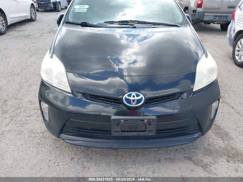 2013 Toyota Prius Two VIN: JTDKN3DU0D5657639 Lot: 39431920