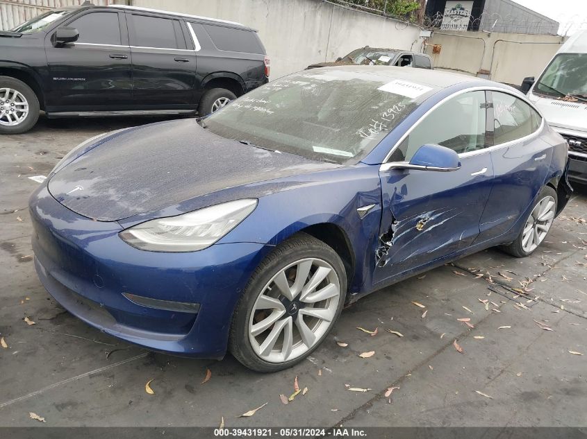 2020 Tesla Model 3 Standard Range Plus Rear-Wheel Drive/Standard Range Rear-Wheel Drive VIN: 5YJ3E1EA3LF630994 Lot: 39431921