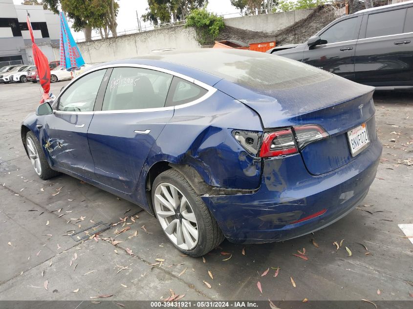 2020 Tesla Model 3 Standard Range Plus Rear-Wheel Drive/Standard Range Rear-Wheel Drive VIN: 5YJ3E1EA3LF630994 Lot: 39431921