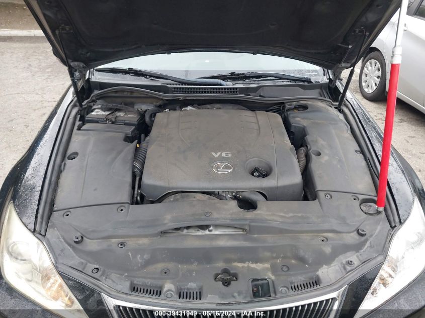 2006 Lexus Is 250 VIN: JTHBK262662006873 Lot: 39431949