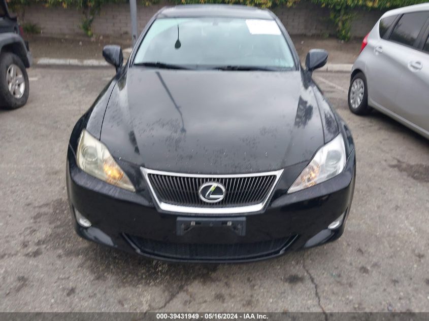 2006 Lexus Is 250 VIN: JTHBK262662006873 Lot: 39431949