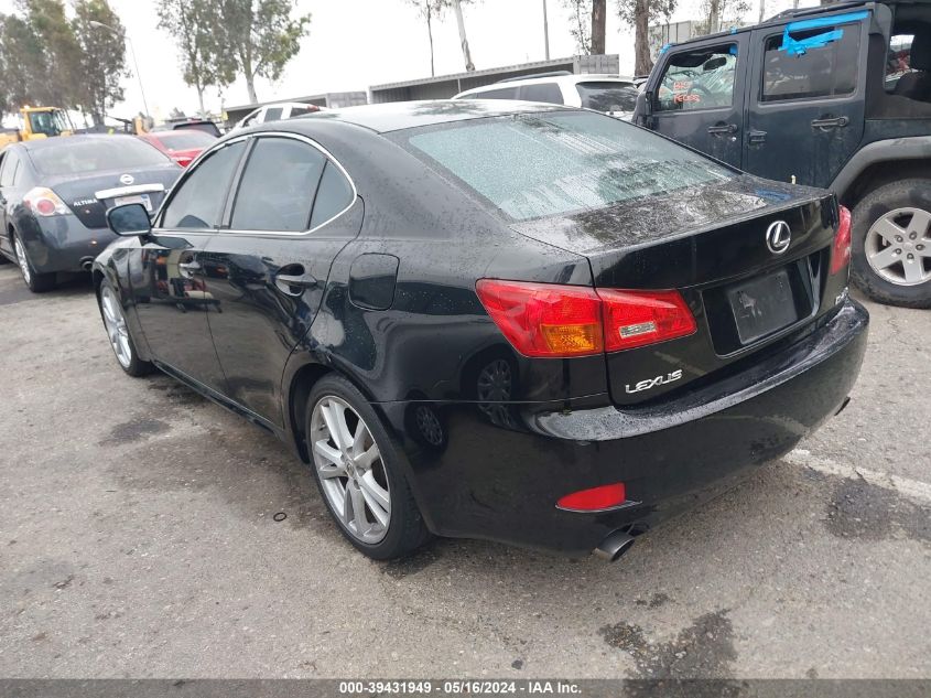 2006 Lexus Is 250 VIN: JTHBK262662006873 Lot: 39431949