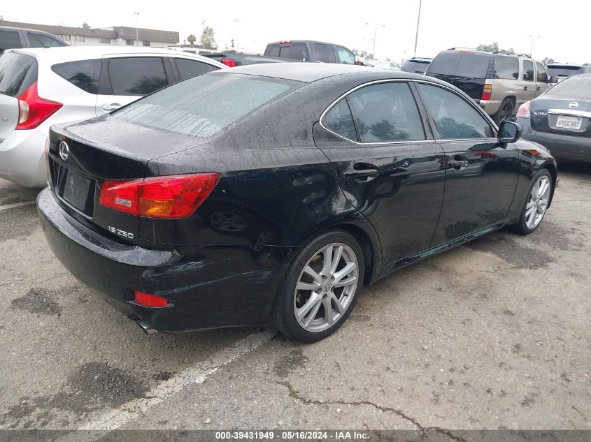 2006 Lexus Is 250 VIN: JTHBK262662006873 Lot: 39431949