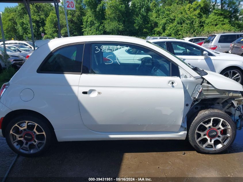 2015 Fiat 500 Sport VIN: 3C3CFFBR6FT508208 Lot: 39431951